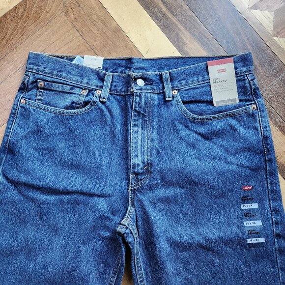 NWT Levi's Mens 550 Relaxed Fit Jeans Size 35x34 - Picture 7 of 14